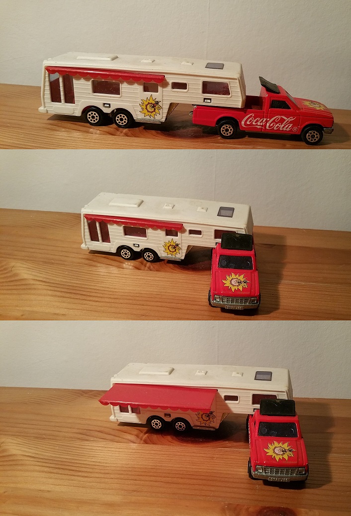 Coca Cola Majorette Camping Car Deluxe
